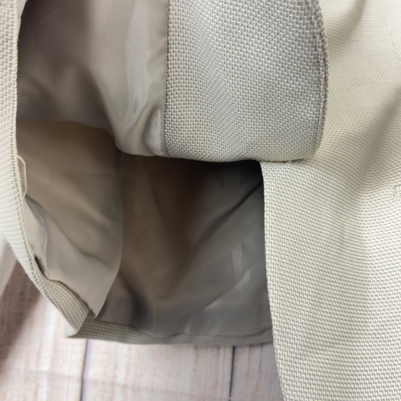 Talbots Size 14 Womens Tan Beige Collared Career Blazer size 16W - Picture 5 of 11